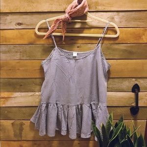 Old navy peplum tank top